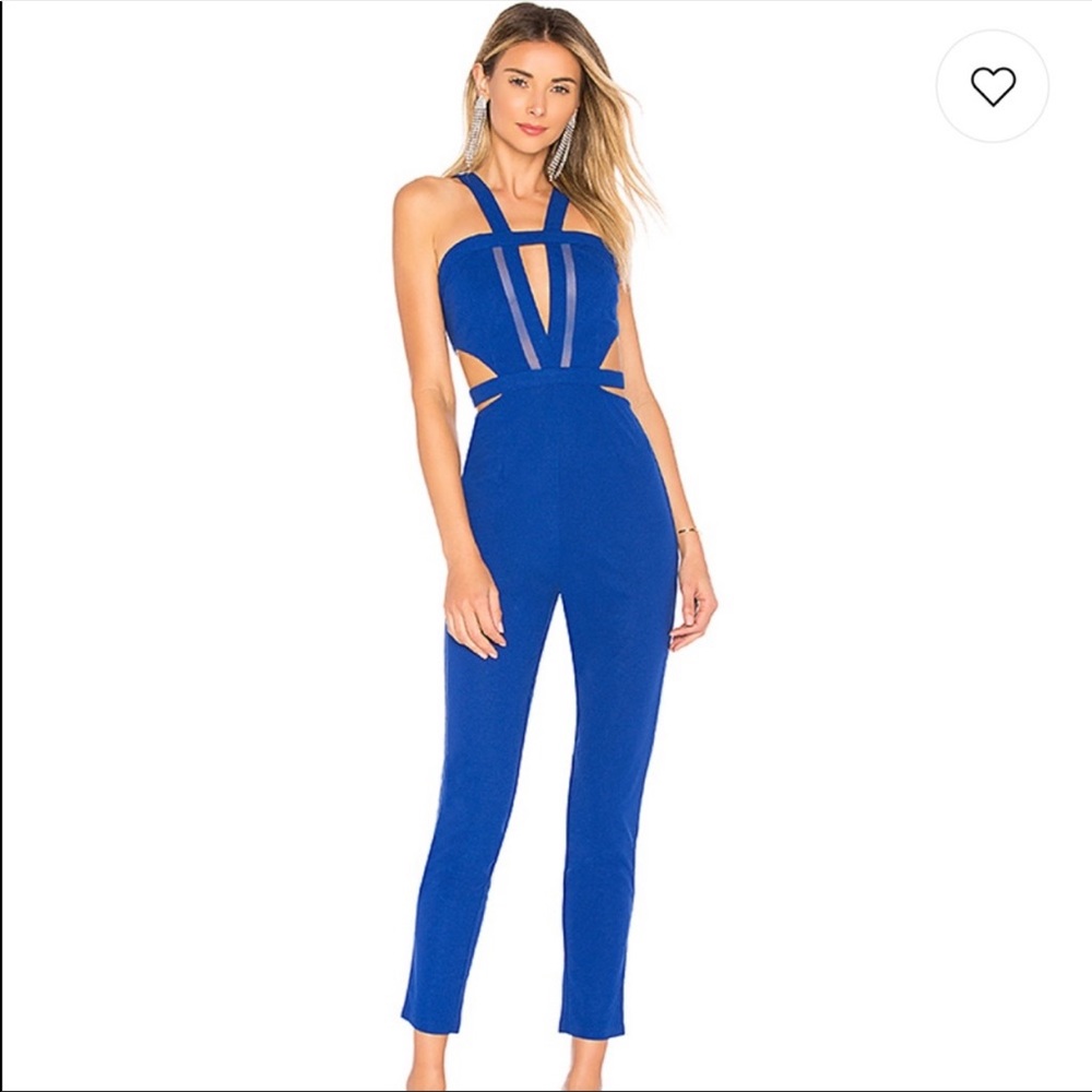 Cobalt Blue “By The Way” Revolve Jumpsuit